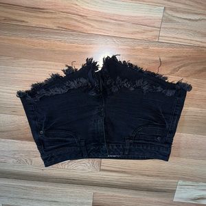 Black American eagle shorts